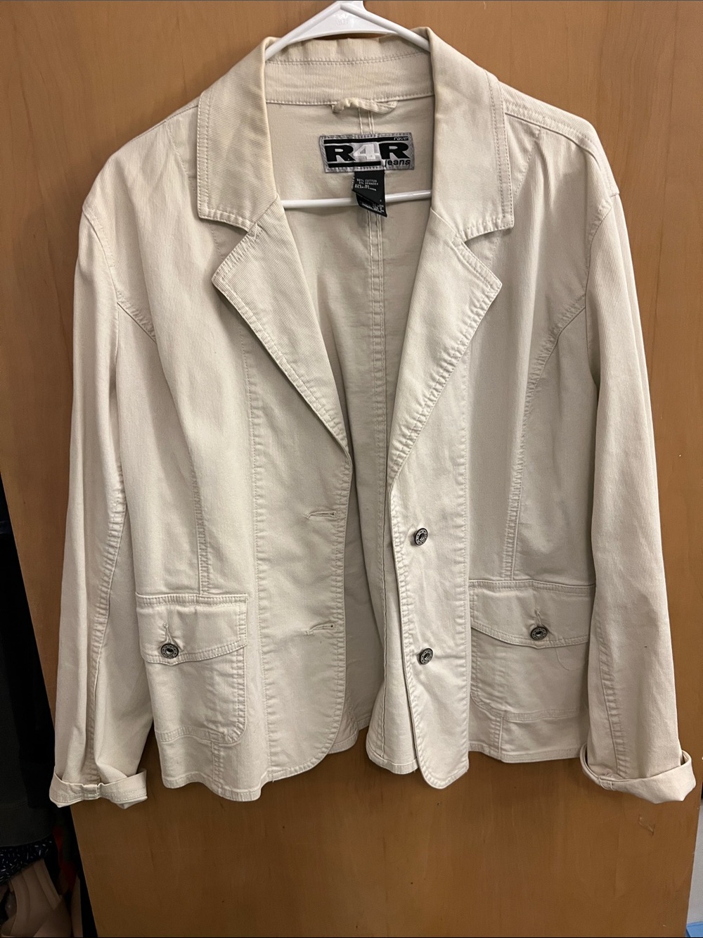 rave Cream Casual Women's Blazer Jacket